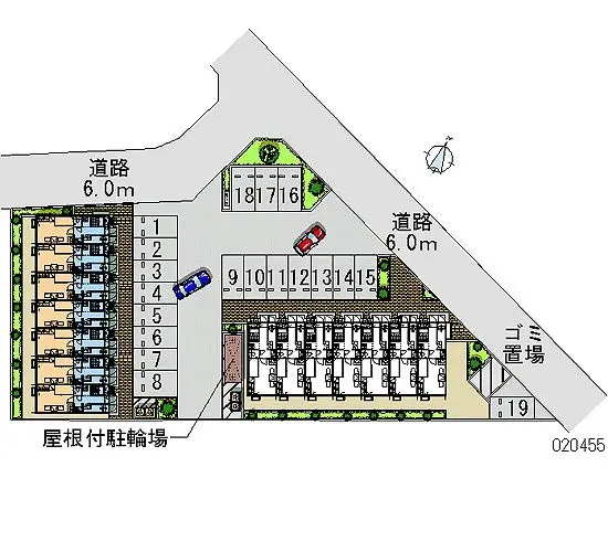北上市さくら通り５丁目 月極駐車場